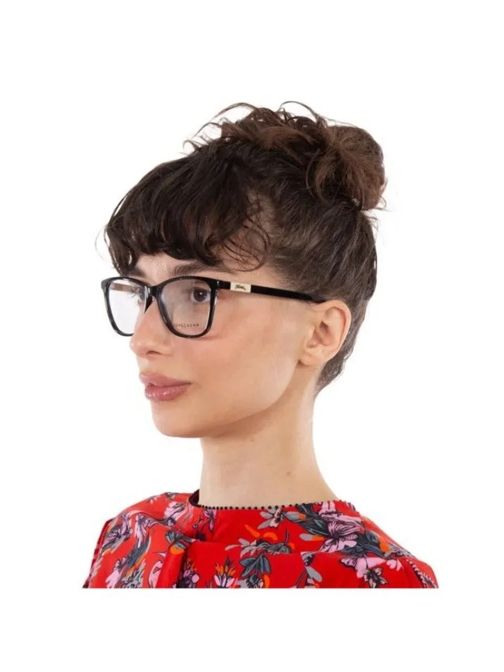 Longchamp LO2700 001 Eyeglasses Black 52mm Square Frame